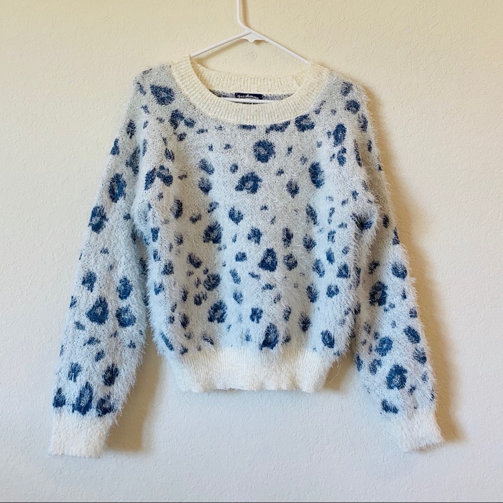 Soft Furry Leopard Sweater